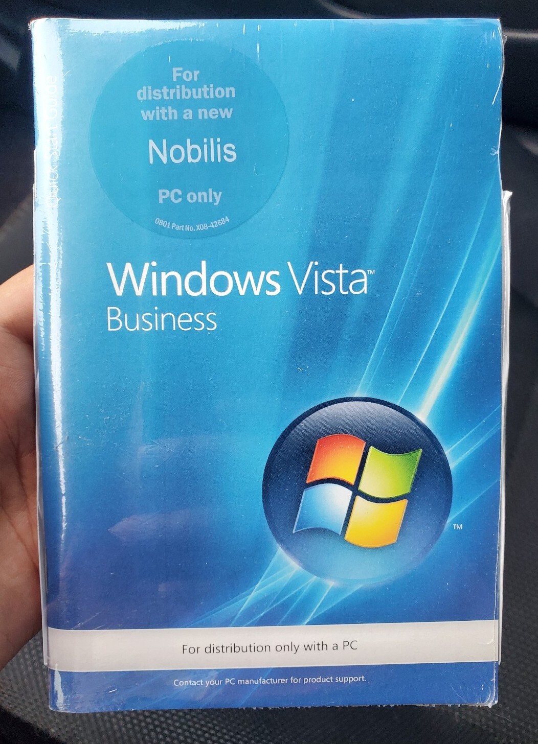 Microsoft Windows Vista Business  NOBILIS PC ONLY 32 BIT ONLY NEW SEALED!