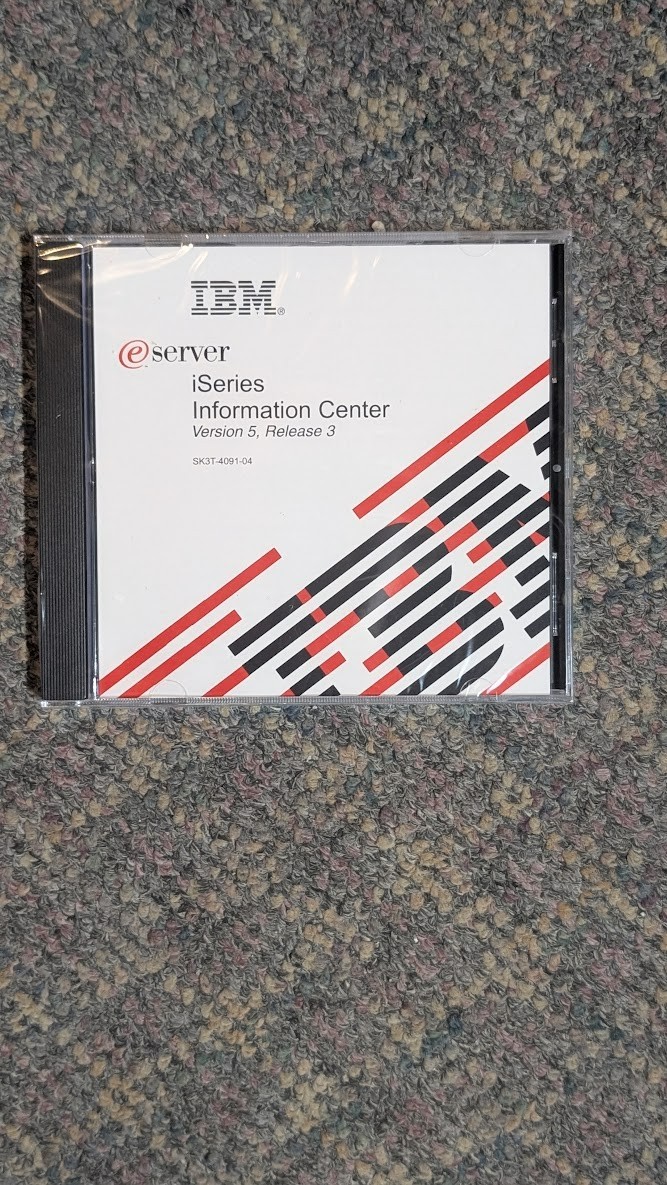 IBM iSERIES INFORMATION CENTER Version 5 Release 3 Disk CD New in Package