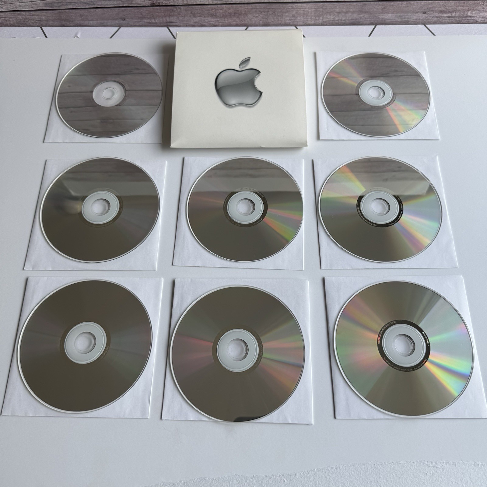 Apple iMac Software Media Pack: 603-1732 OS X/OS 9 – Six CDs – Very Good Cond.
