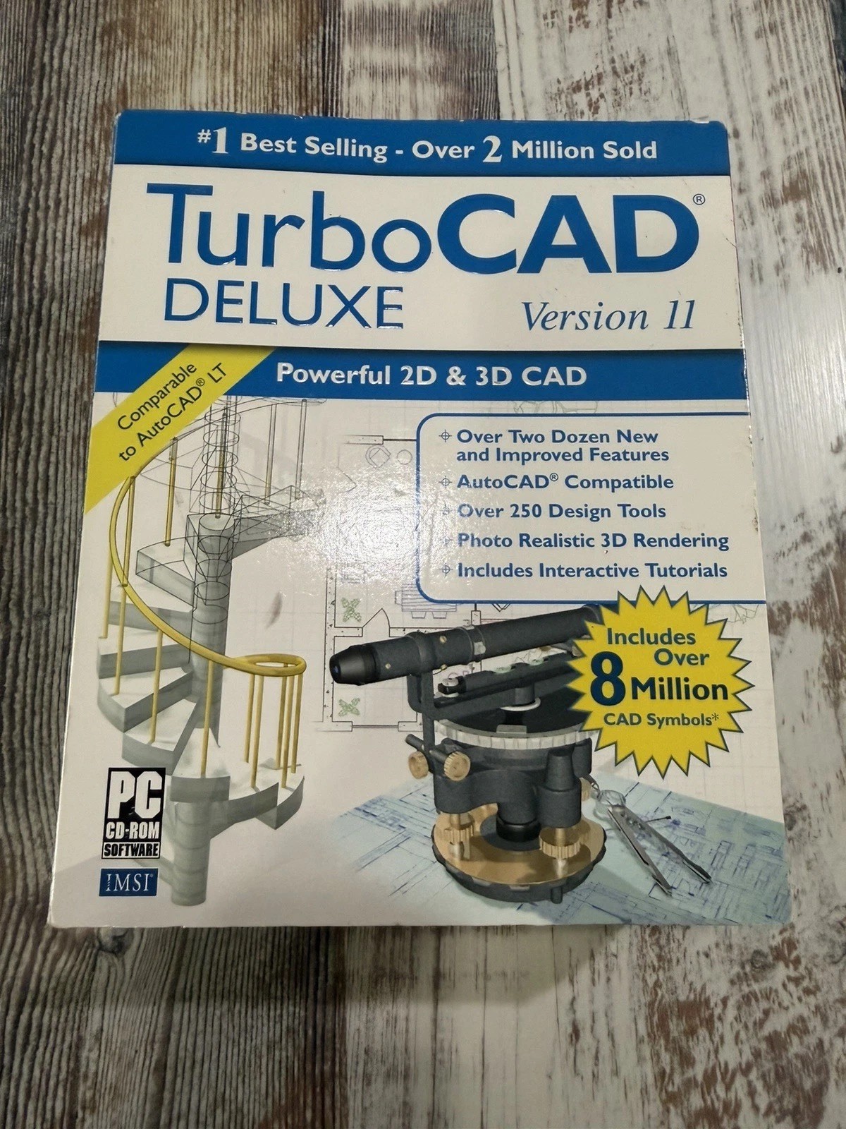 TurboCAD Deluxe Version 11 For Windows 2000/XP 2D & 3D