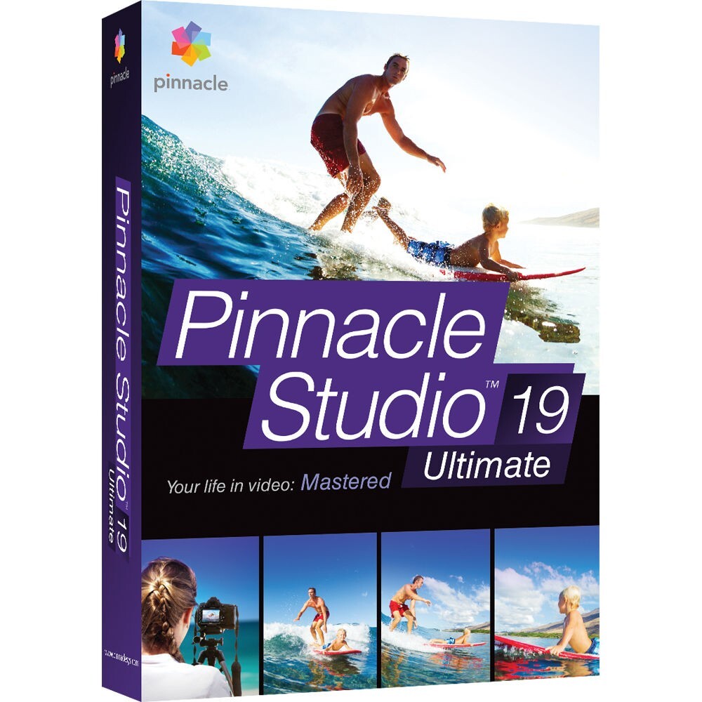Pinnacle Studio 19 Ultimate & plus Bonus Download version DVD for Windows only