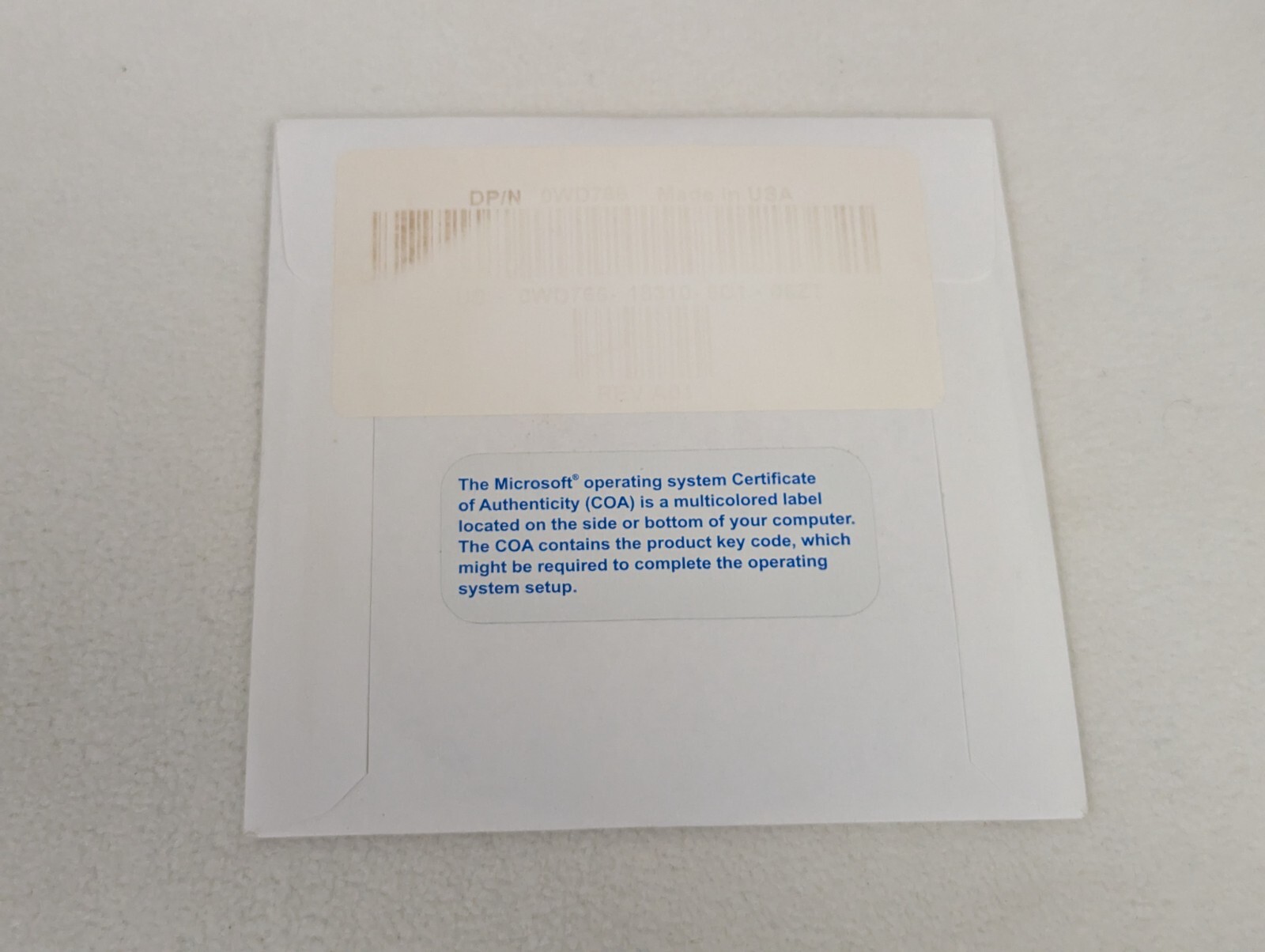 ~ New Dell Windows XP Pro SP2 Operating System Reinstallation CD 0RX073 (No Key)