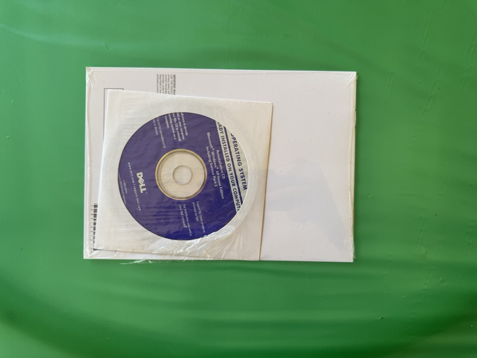 Dell Windows XP Home Service Pack 2 Reinstallation CD Factory Sealed