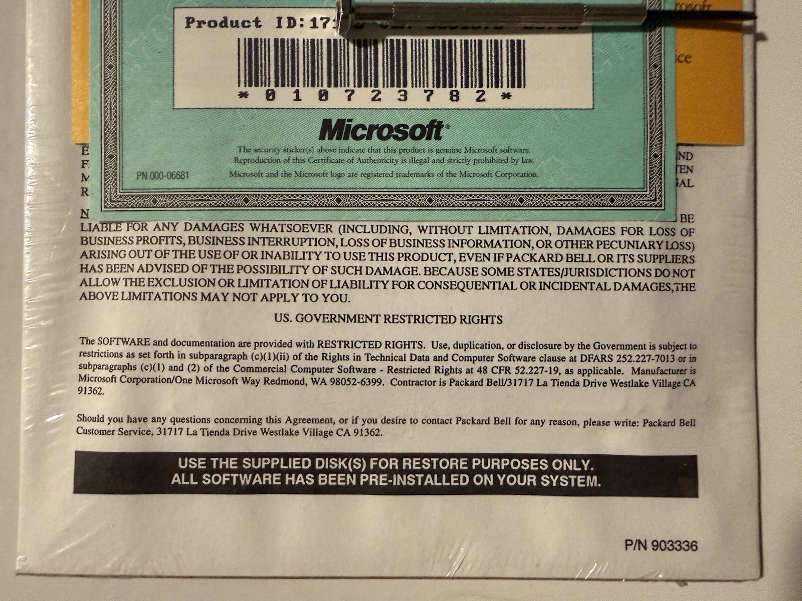 Microsoft Windows For Workgroups 3.11 & MS-DOS 6.22 Plus Enhanced Tools