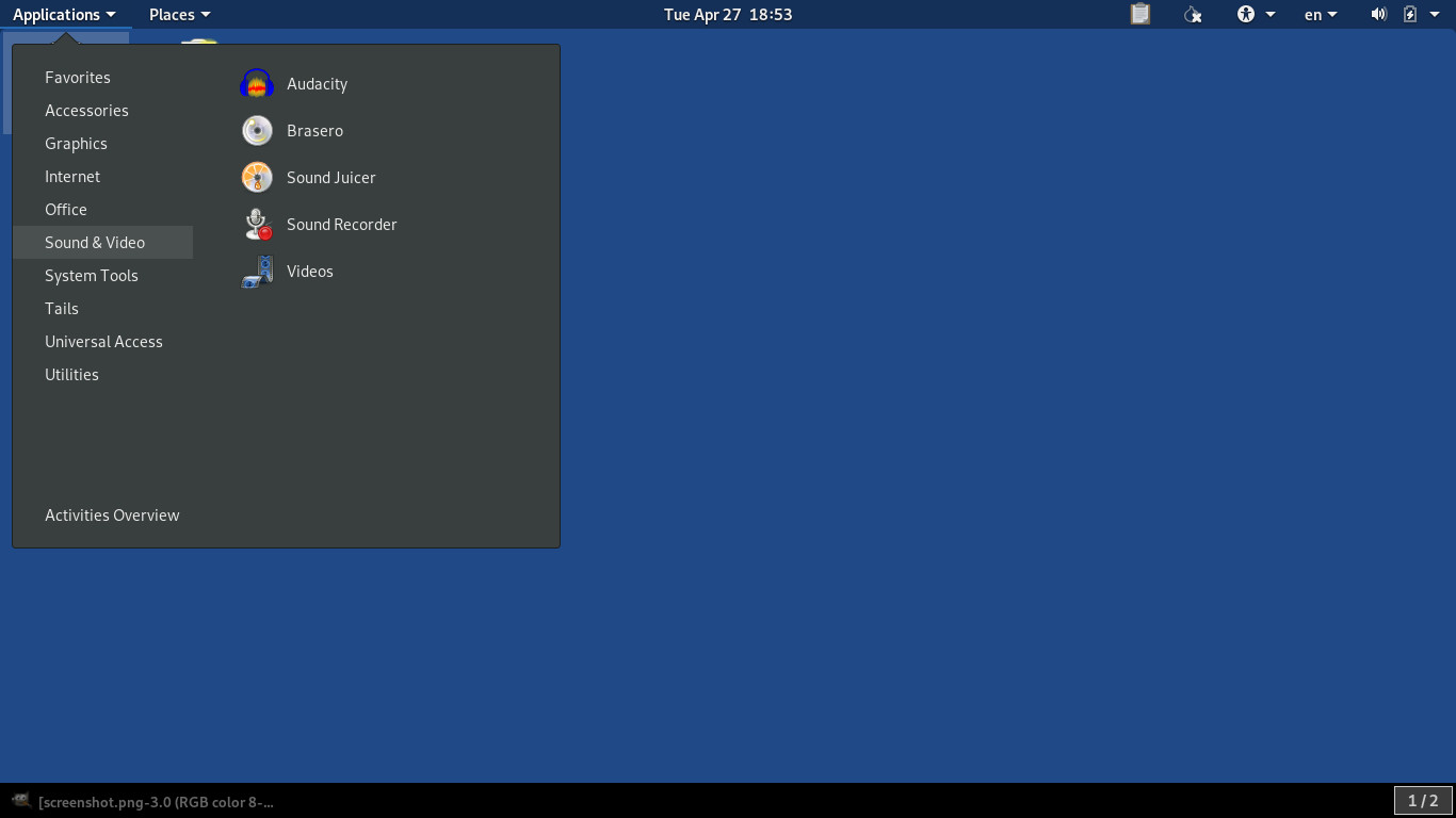Tails USB 32gb Bootable Latest Desktop 4.8 Version Installed 64 Bit OS