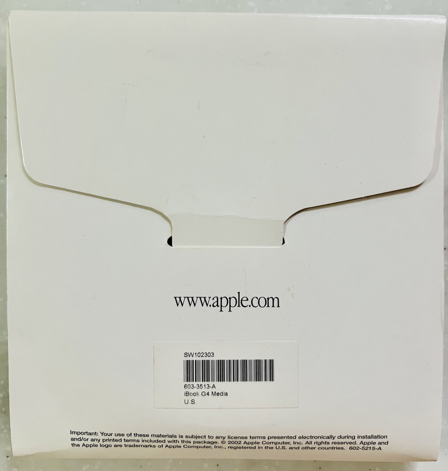 Apple 2003 iBook G4 Software Bundle: 10 Install & Restore CDs (603-3513-A)
