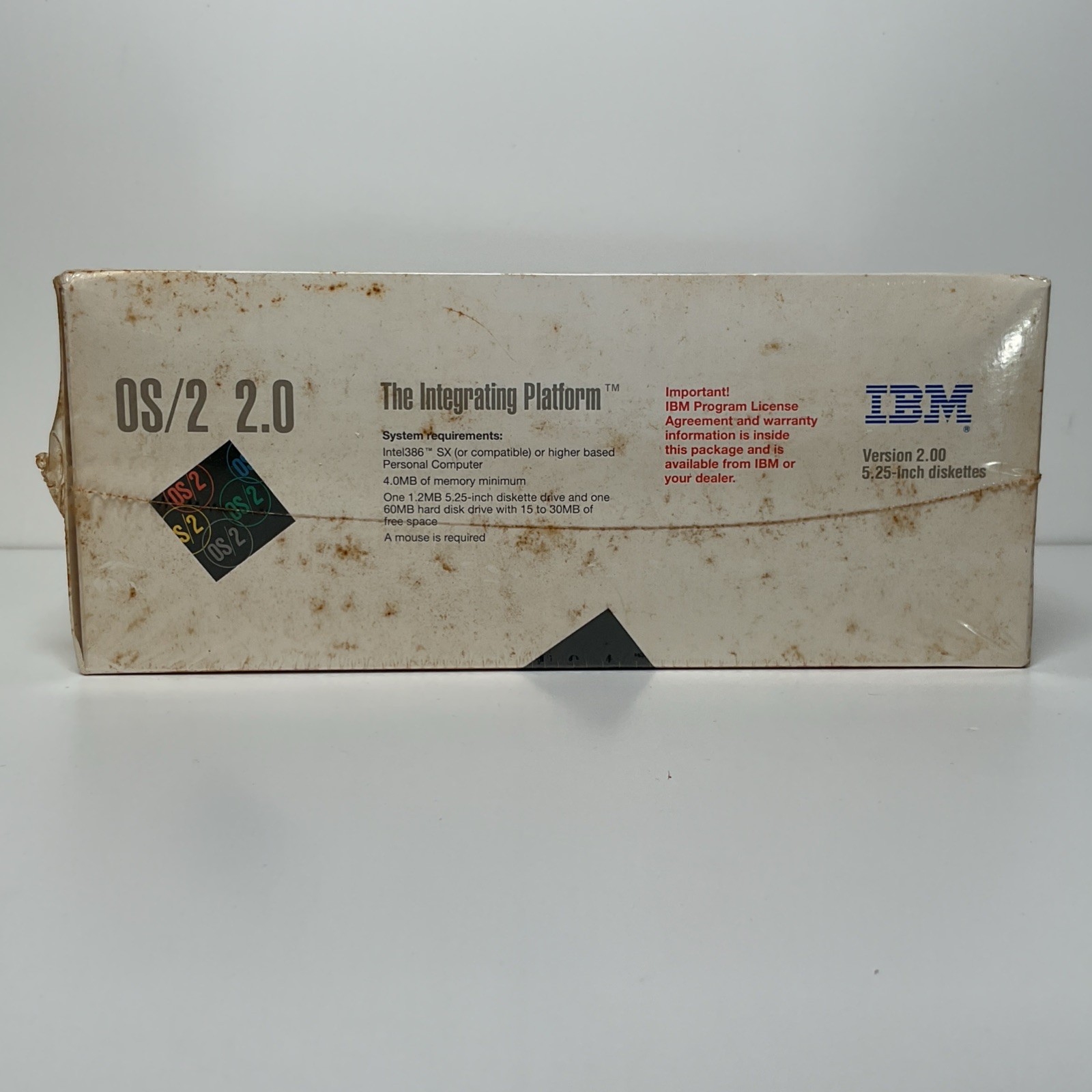 IBM OS/2 Version 2. 5.25” Diskettes 10G6000 Factory Sealed NOS Vintage