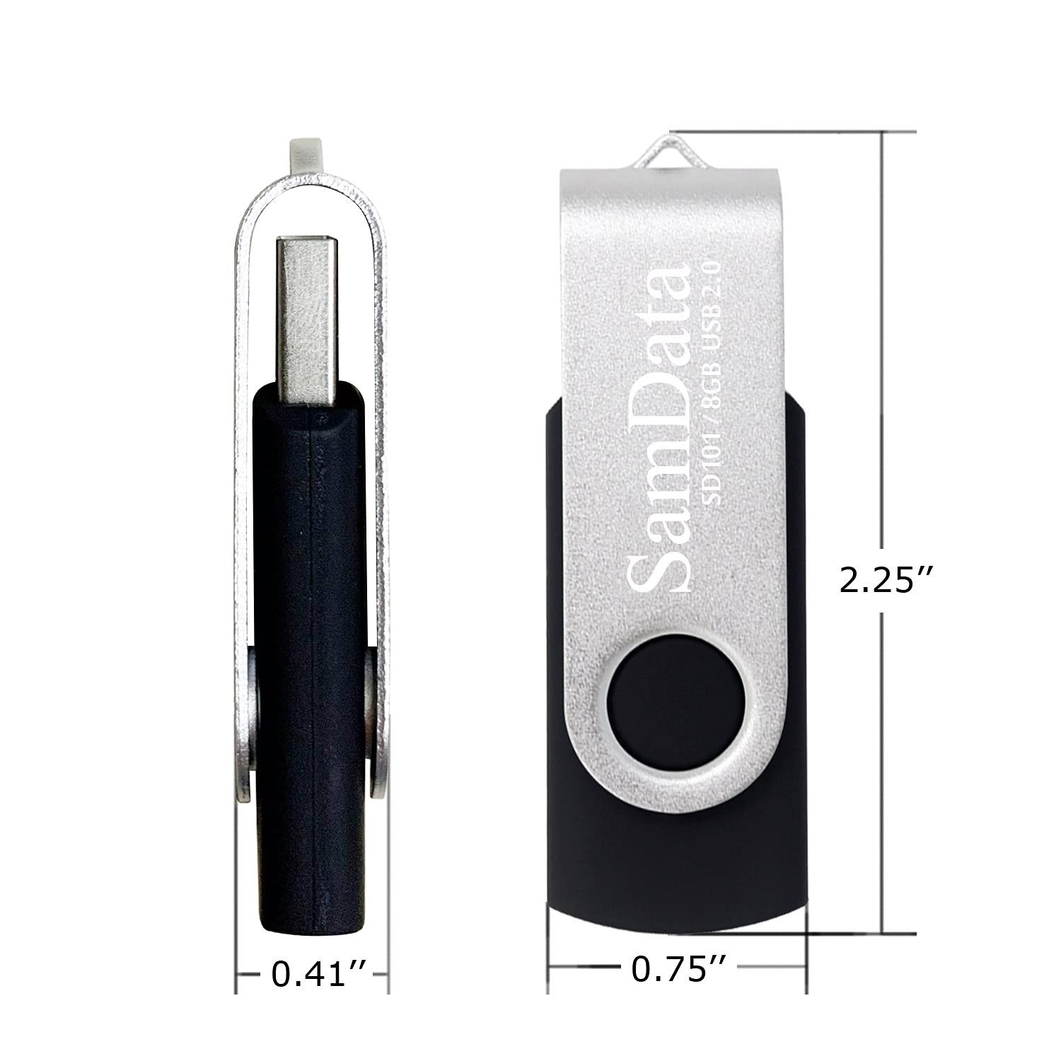 SamData 8GB USB Flash Drives 1 Pack USB 2.0 Thumb Drives 8GB Jump Drive USB M…