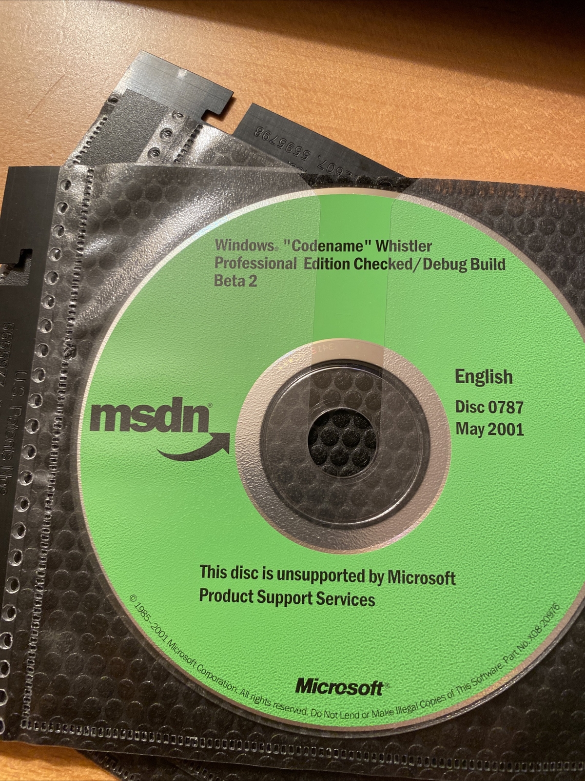 6 CDs NEW RARE Microsoft Windows “Codename” Whistler Beta2 + Product Keys + diag
