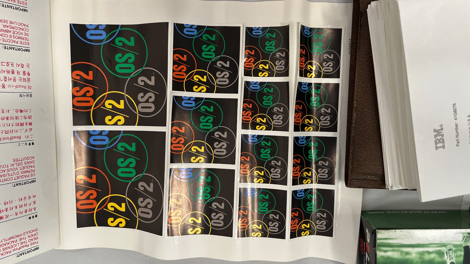 IBM OS/2 1992 Version 2.1 3.5 inch Complete Installation Diskettes and mauals