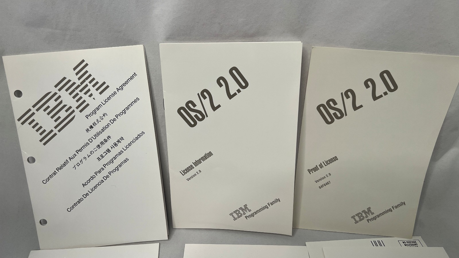 IBM OS/2 1992 Version 2.1 3.5 inch Complete Installation Diskettes and mauals