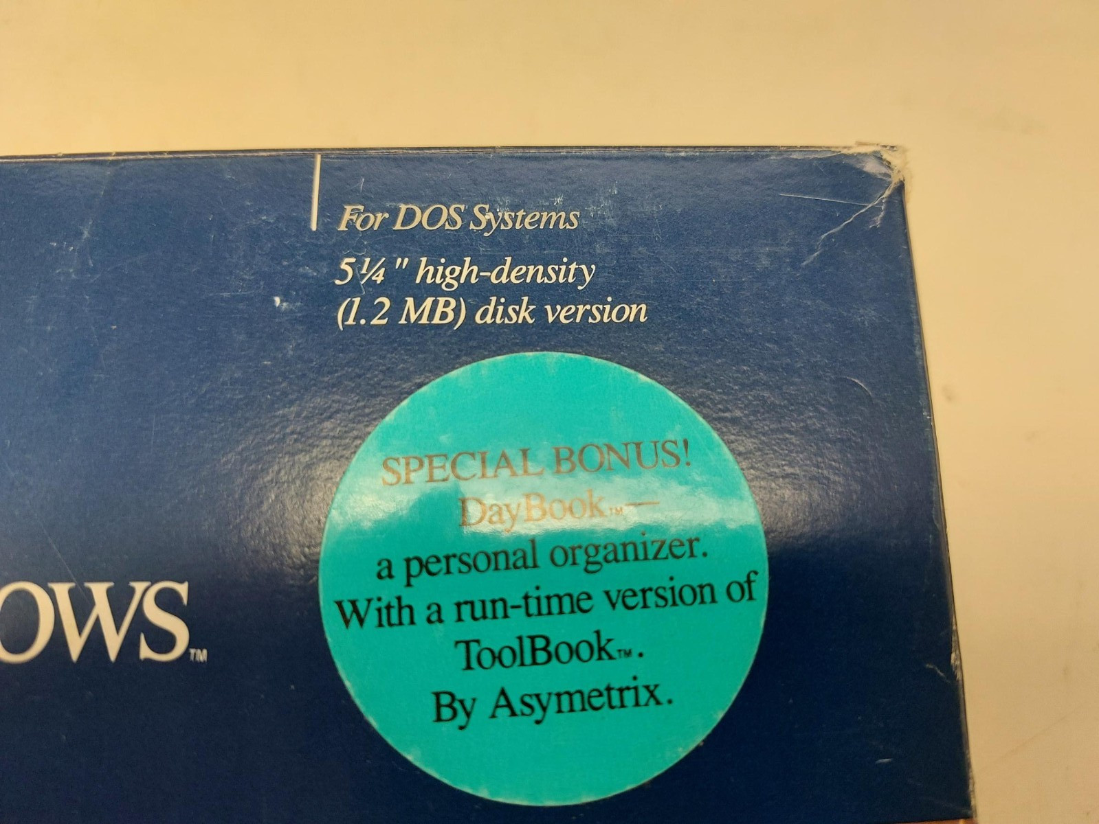 Vintage Microsoft Windows 3.0 For DOS 5.25″ Disk + bonus