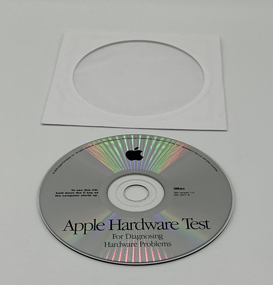Apple Hardware Test Power Mac G4 SW Version 1.2 CD Disc Macintosh iMac