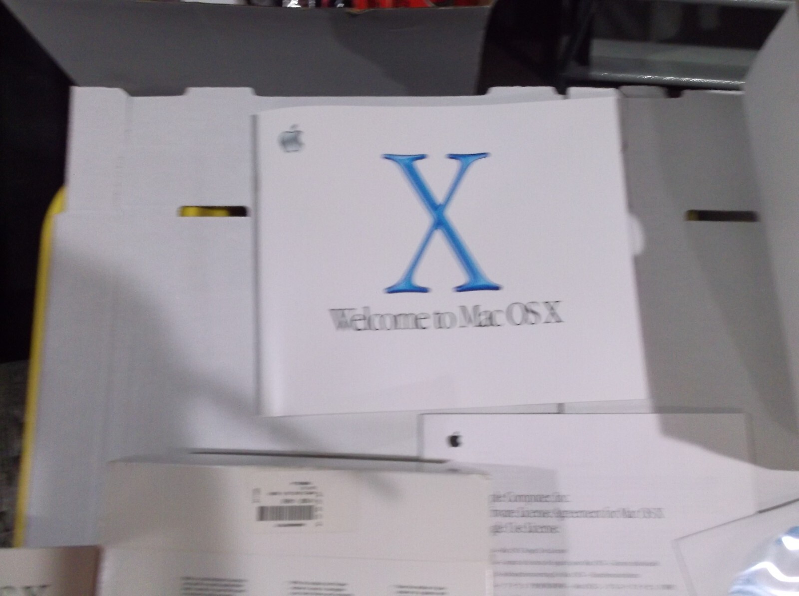 Mac OS X 10.1 retail with OS 9.1 disk in box