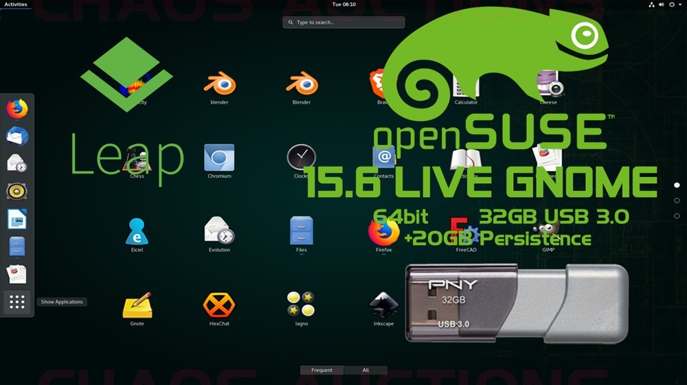 32GB BOOTABLE OPENSUSE INSTALL & LIVE USB 3.0