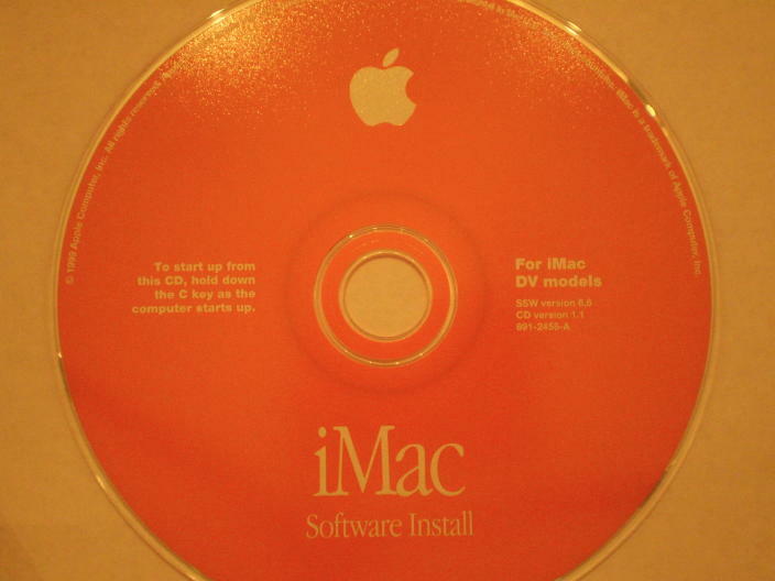 Apple Macintosh iMac DV (1999) Software Media Pack 600-7630A – 8 CD’s