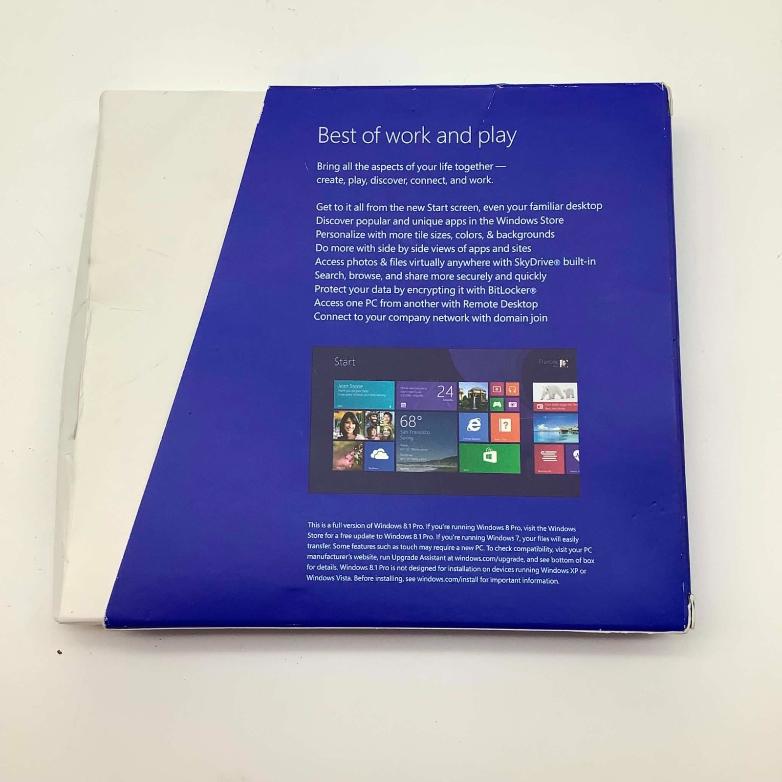 Microsoft Windows 8.1 Pro Full Version for Windows 32 & 64 Bit