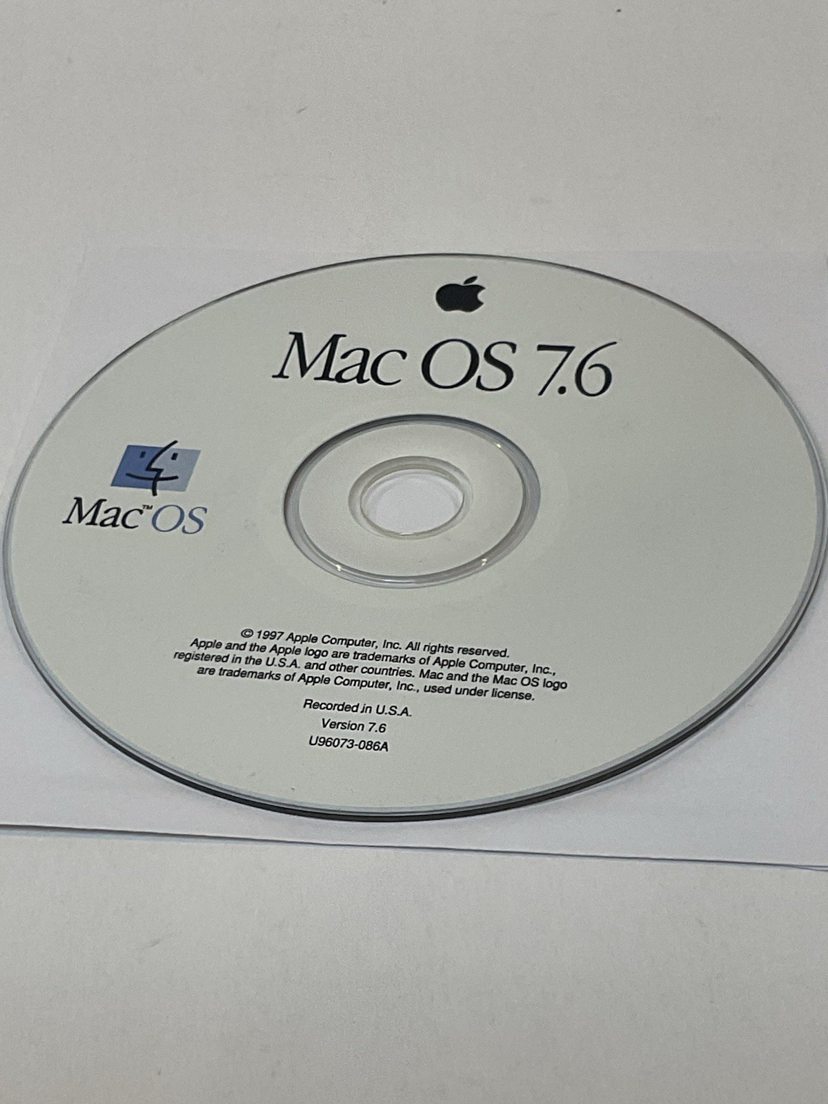 Apple Macintosh OS Version 7.6 install CD Macintosh Apple OS OEM Retail