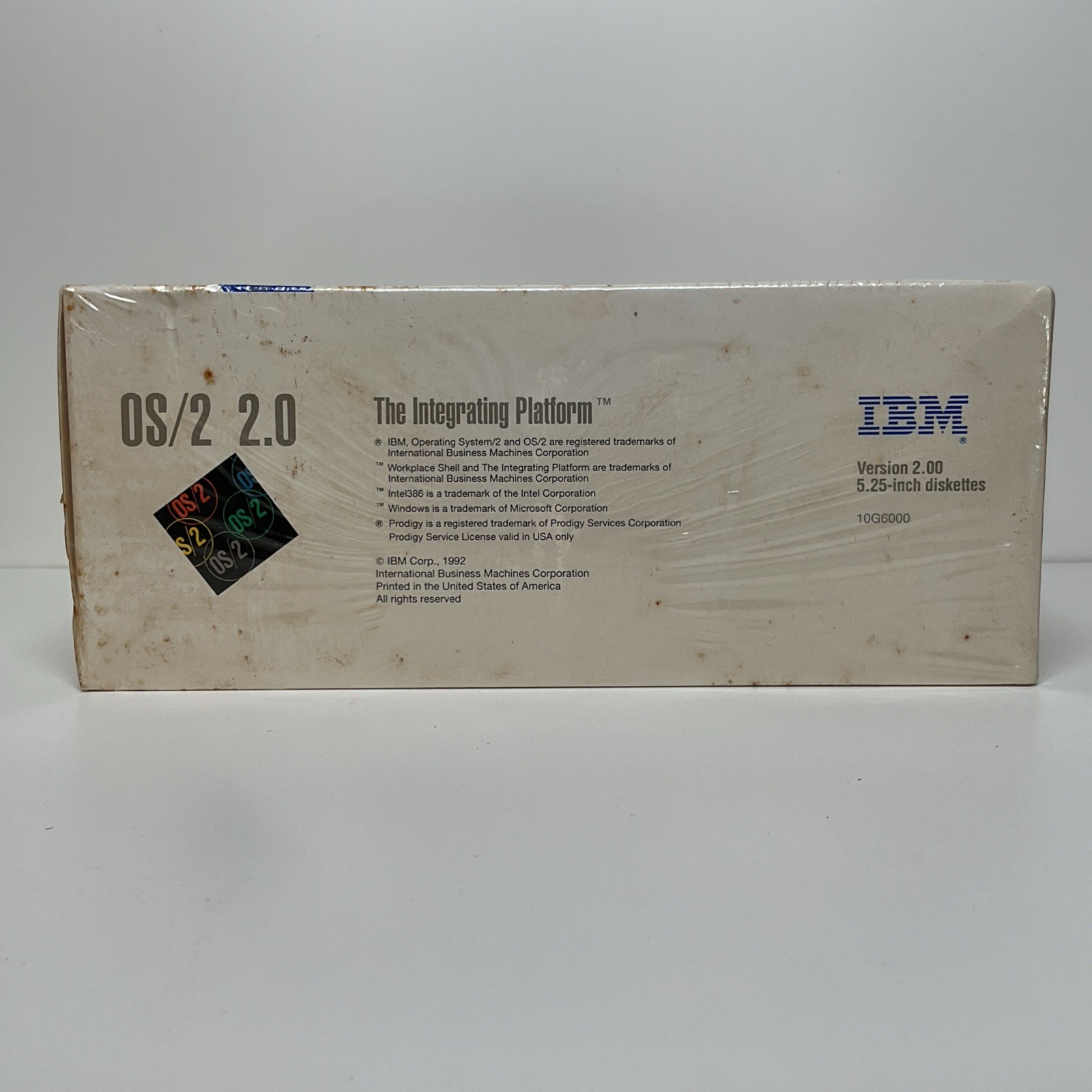 IBM OS/2 Version 2. 5.25” Diskettes 10G6000 Factory Sealed NOS Vintage