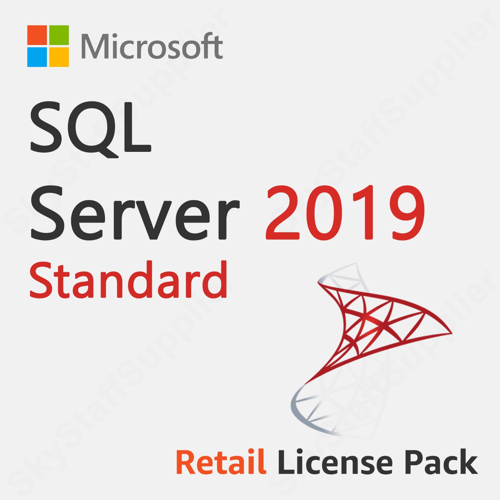 Microsoft SQL Server 2019 STANDARD 24 Cores License Key + 25 Access CALs