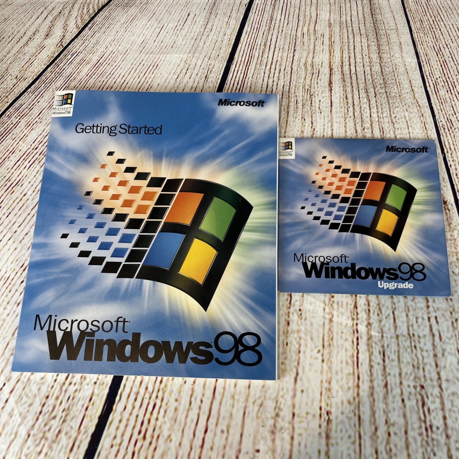 Microsoft Windows 98 Upgrade For Windows Users CD-ROM w/ Product Key~New Sealed