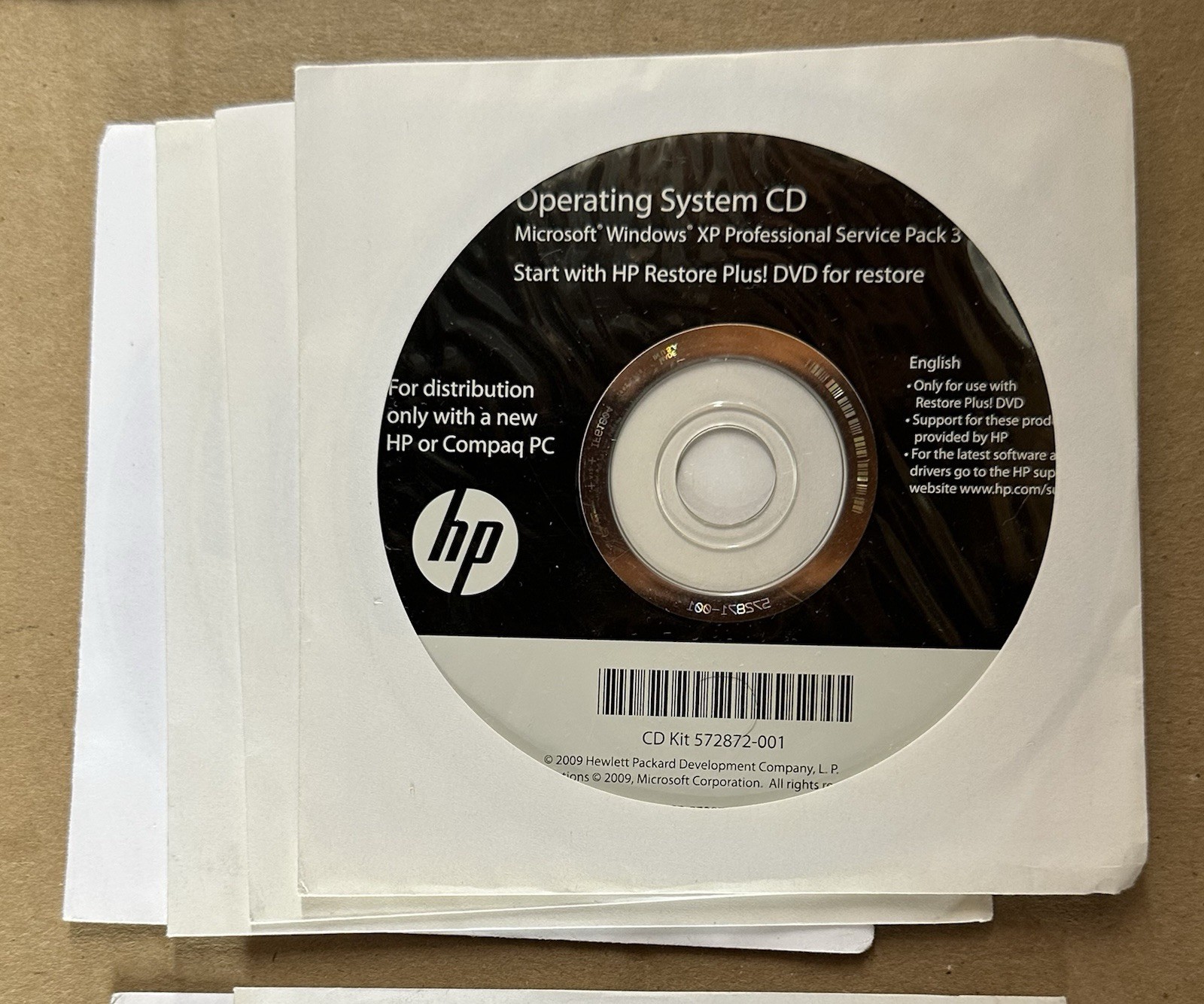 20 DISC LOT HP Restore Plus MICROSOFT WINDOWS Operating System INSTALLATION DVDs