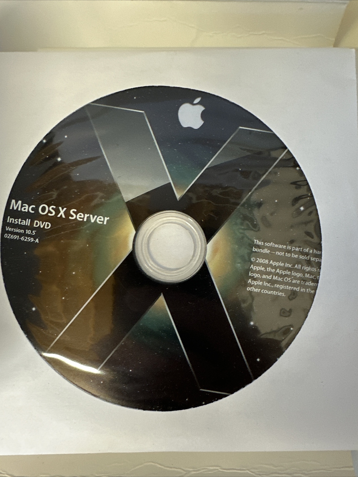 MacOS X Server X 10.5 Unlimited Client – CDS041608 607-2363 0Z607-3499-A V9 lic