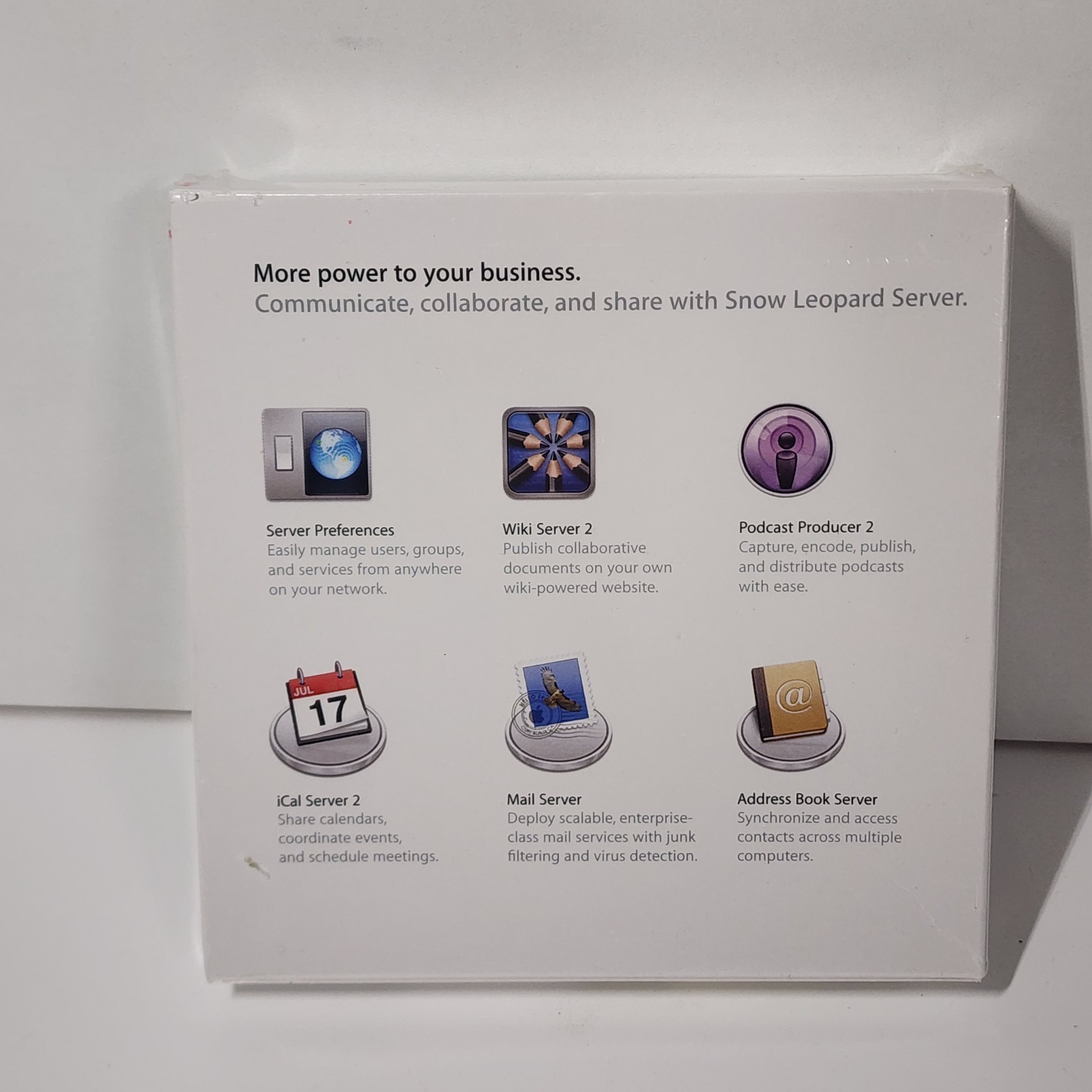 NFR Apple Mac OS X Server 10.6 Snow Leopard w/unlimited Client License