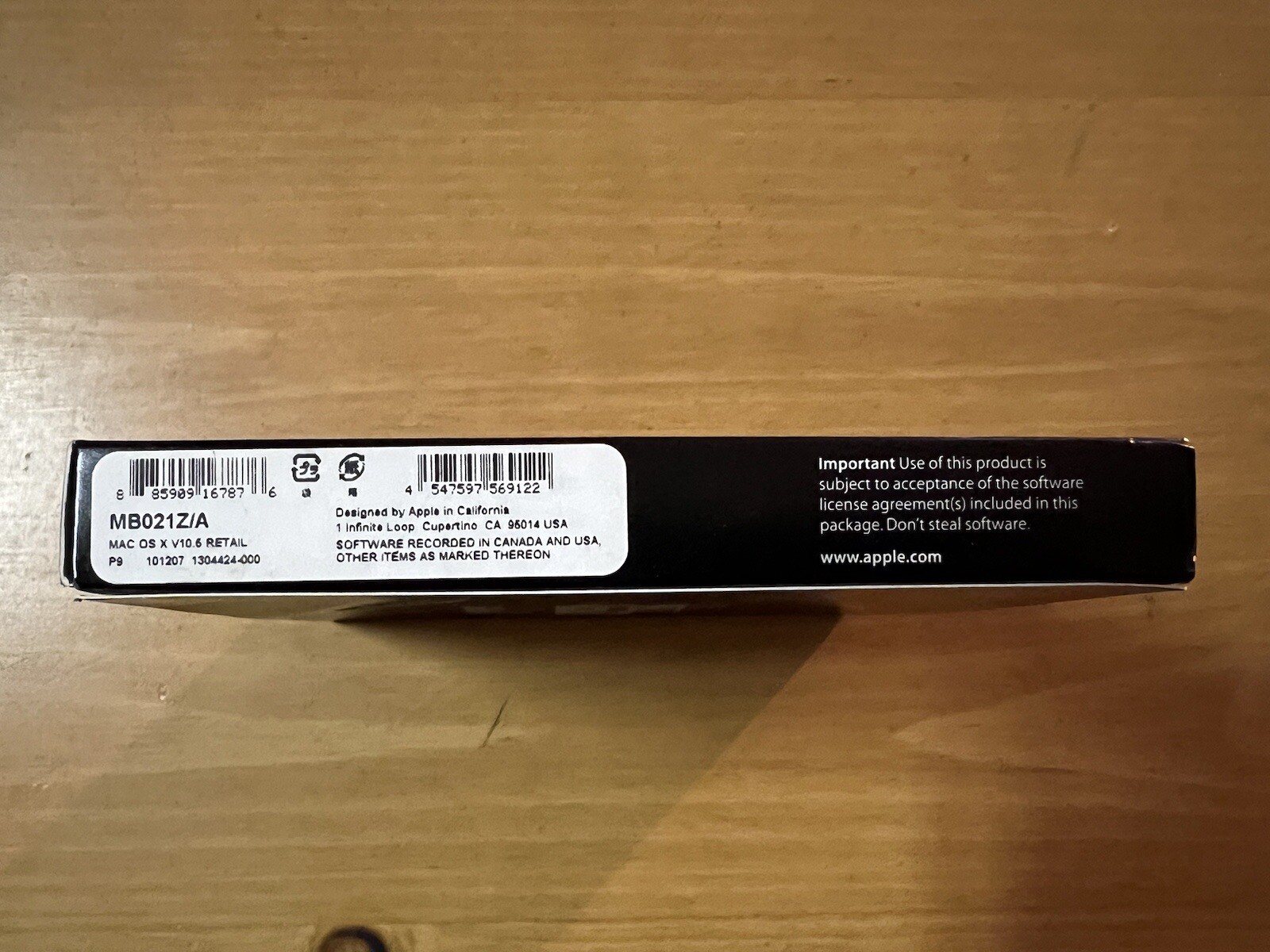 Apple Mac OS X v10.5 Leopard (Retail (License + Media)) (1 User/s) – Full…