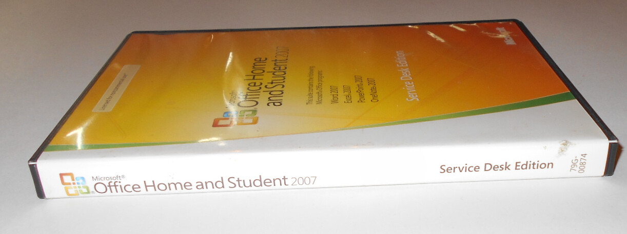 MS Microsoft Office 2007 Home and Student Full English Version With Key Code