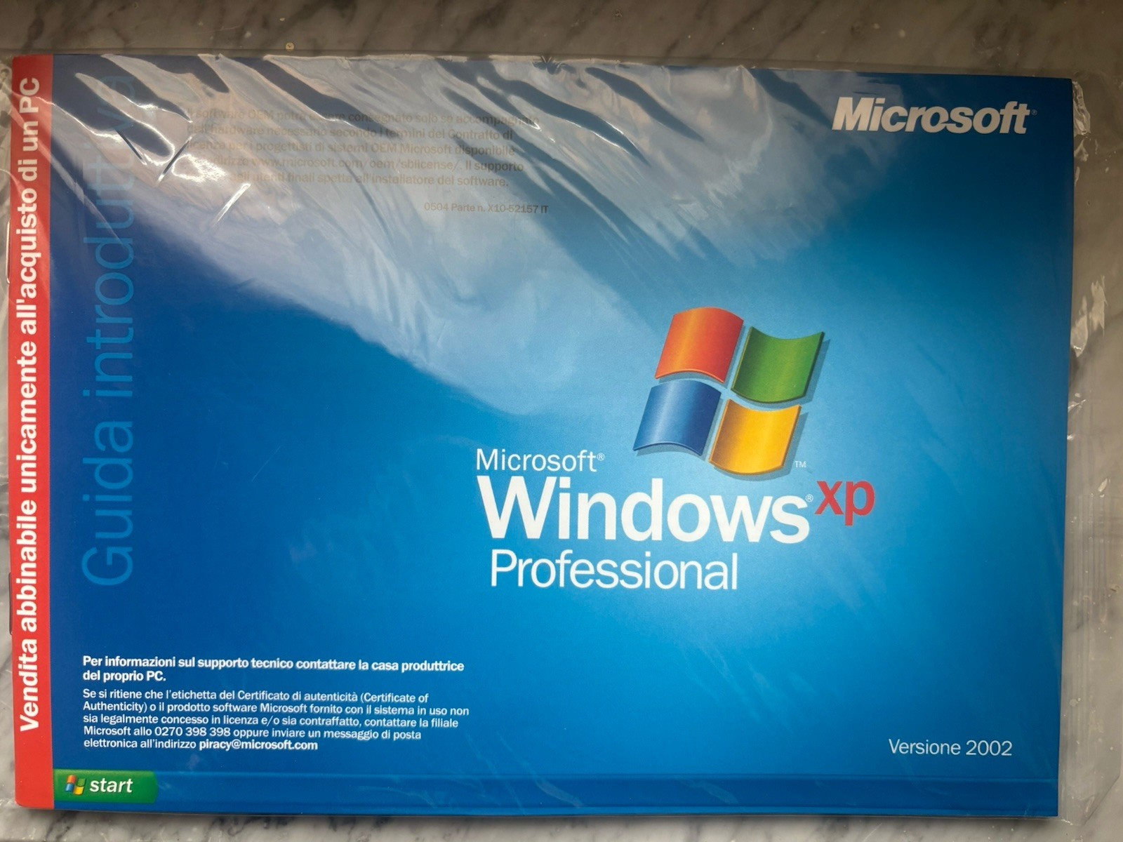 Microsoft Windows Xp Professional sp2 recovery cd + sealed license sticker