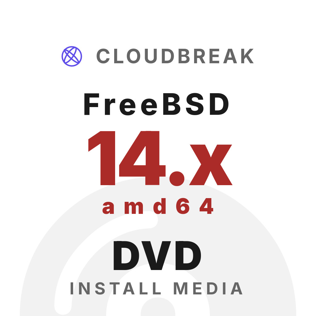 FreeBSD 14.x amd64 Bootable/Live Install DVD NEW