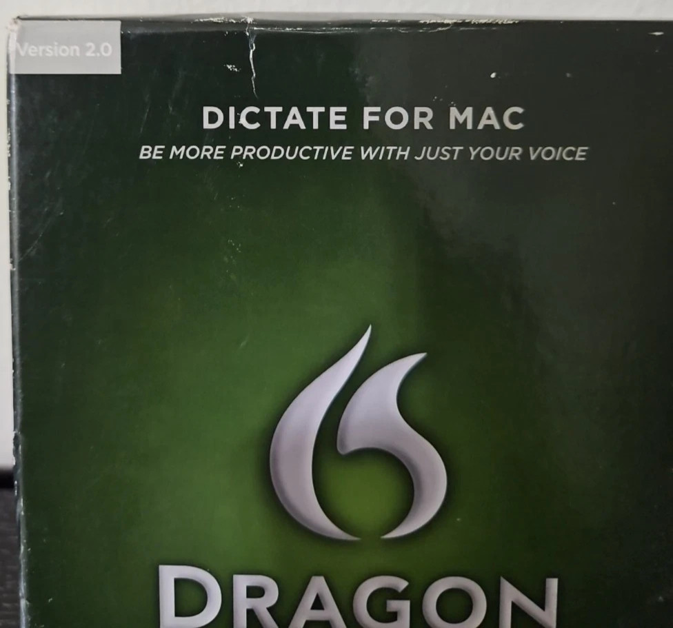 Nuance Dragon Dictate 2.0 Speech recognition for Mac OS X Speak and words appear