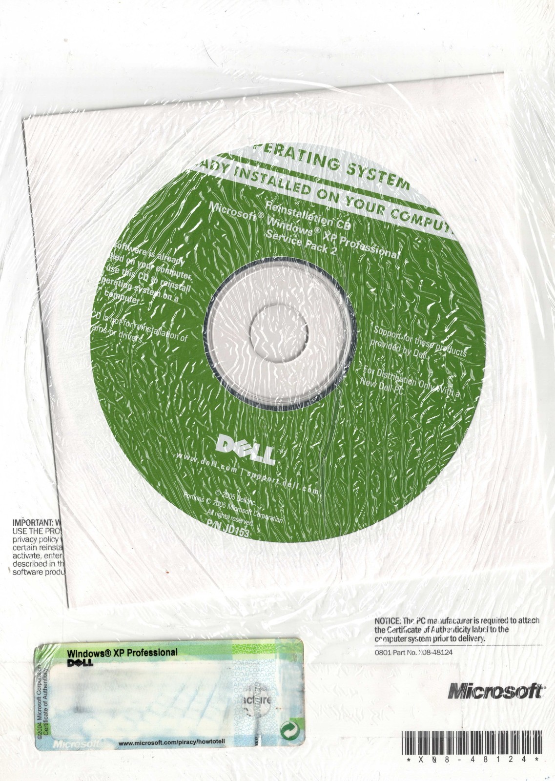 Microsoft Windows XP Professional | CD & License Key | Quick Start Guide