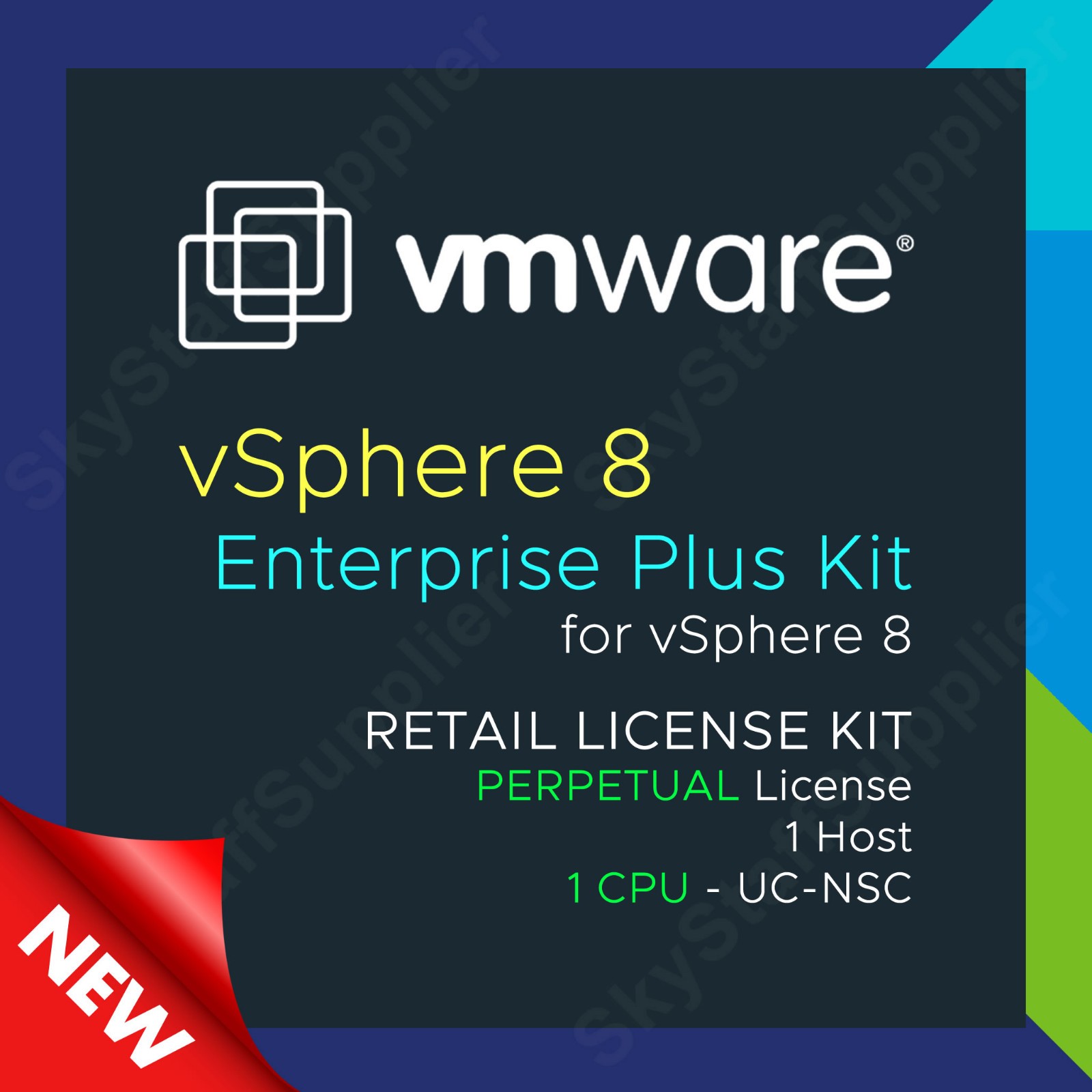 vSENT-8 EPP | Hypervisor Enterprise Plus Retail B/O License Pack