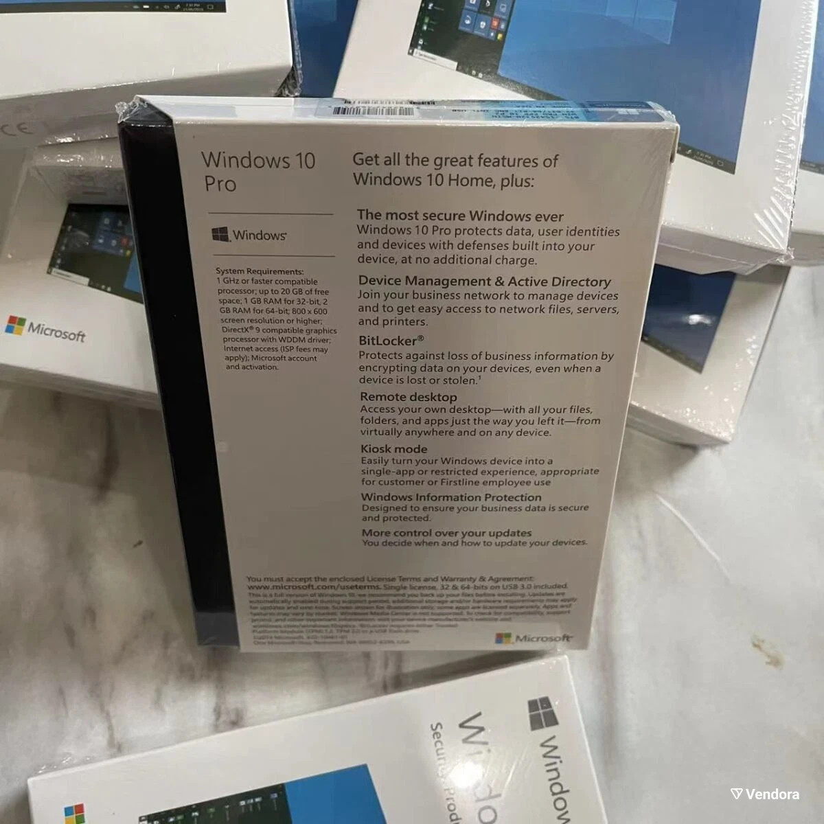 Microsoft Windows 10 Pro 64bit – New Sealed – Flash USB Retail -Original- 1 PC