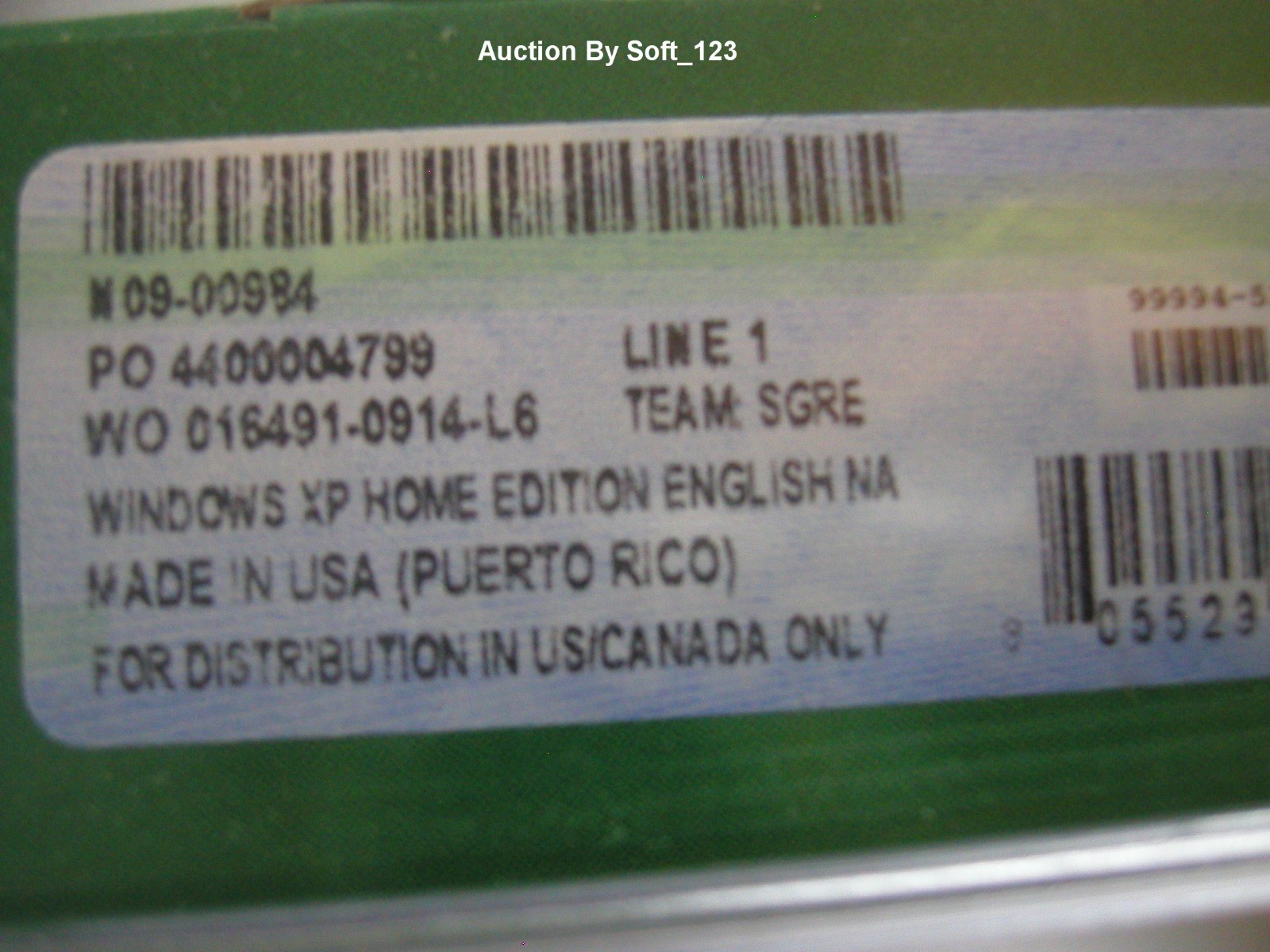 MICROSOFT WINDOWS XP HOME w/SP2 FULL OPERATING SYSTEM OS MS WIN =SEALED BOX=