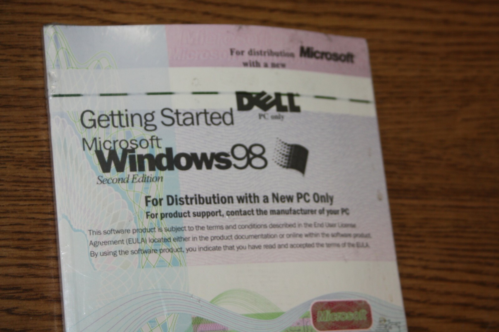 Microsoft Windows 98 Boot Disk (floppy) and CD With Product Key BOX-M