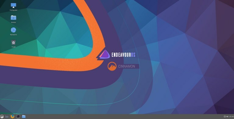 EndeavourOS 11-2023 64 Bt FAST 32 Gb USB 3.2 Drive Linux Bootable Live Install