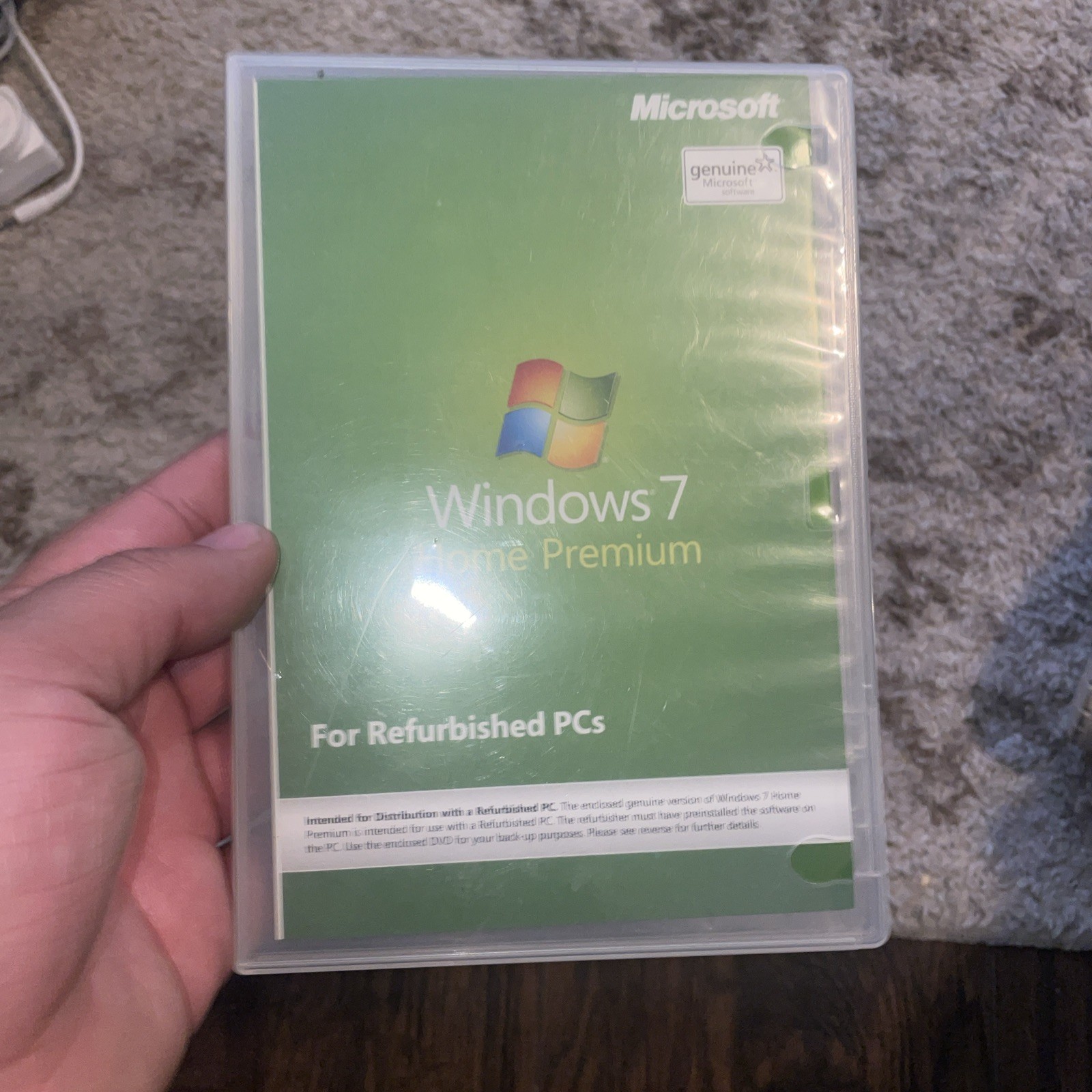 Window 7 Home Premium For Refurbished PCs (back-up)
