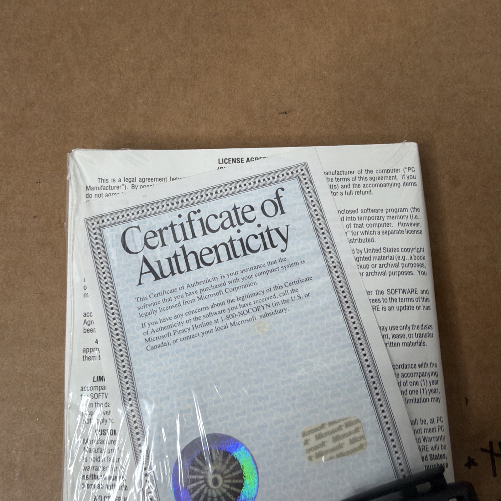 Vintage Microsoft MS-DOS 6.2 Concise User’s Guide 3.5″ w/ COA New Sealed