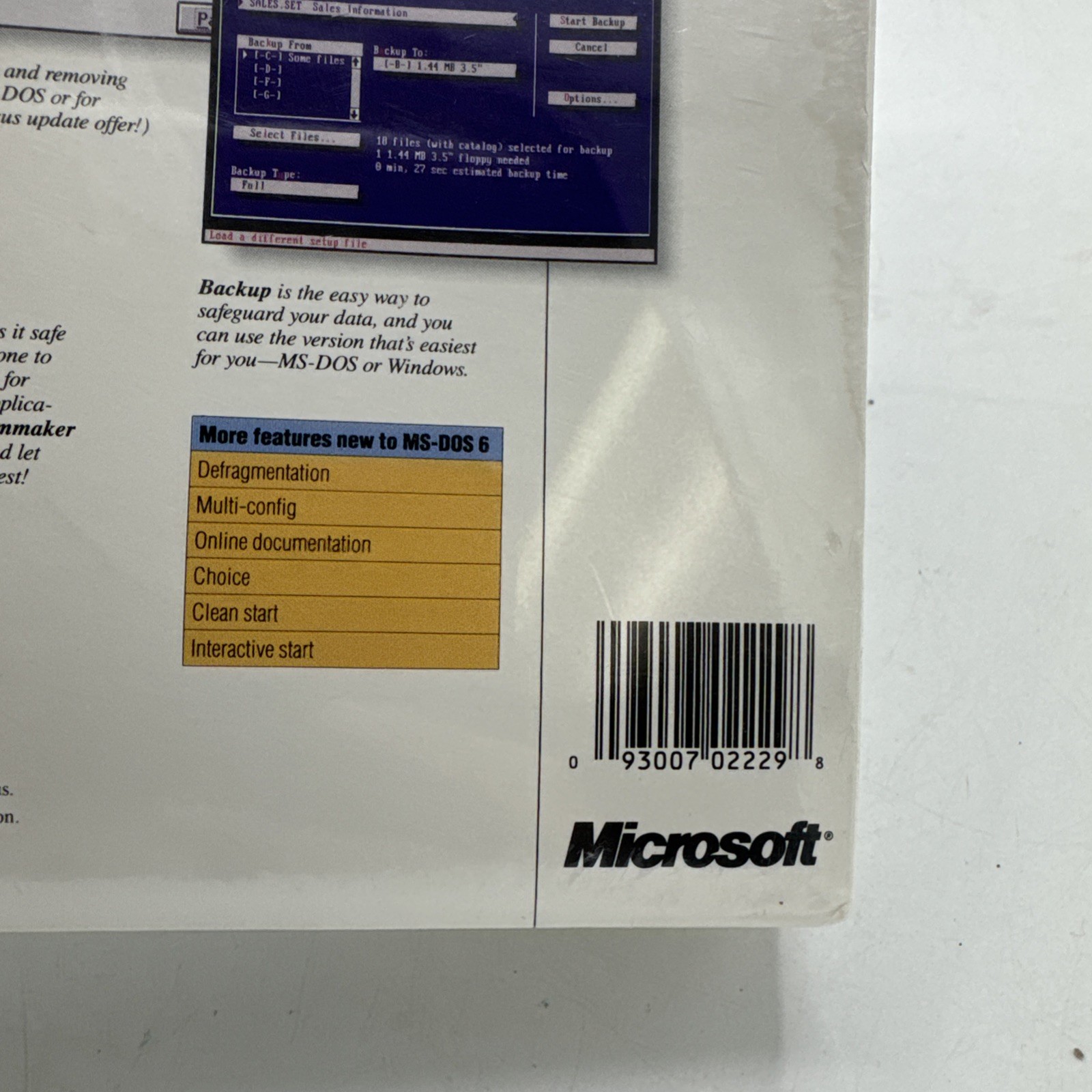 MS-DOS 6.0 Upgrade Operating System 3.5″ Floppy Discs Sealed New In Box