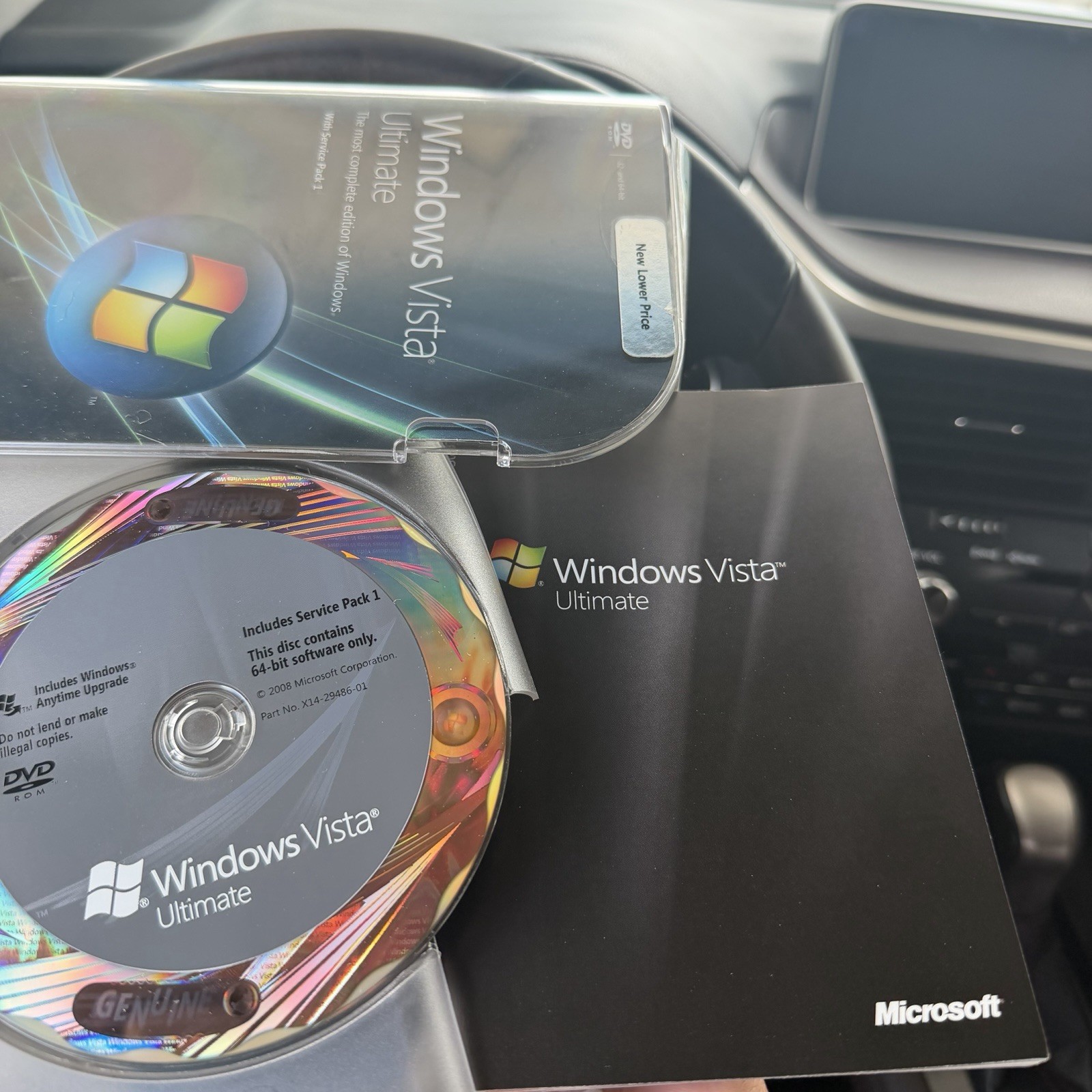 Microsoft Windows Vista Ultimate 32 & 64 Bit DVD ROM