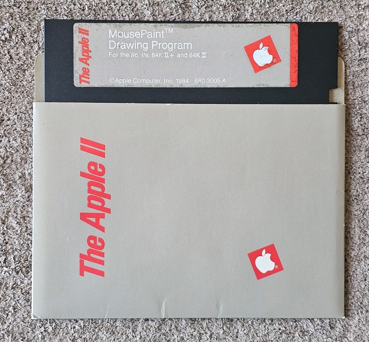 Apple IIc System Utilitites MousePaint &More ~ Set of 6 1984 Floppy 5.25″ Disks