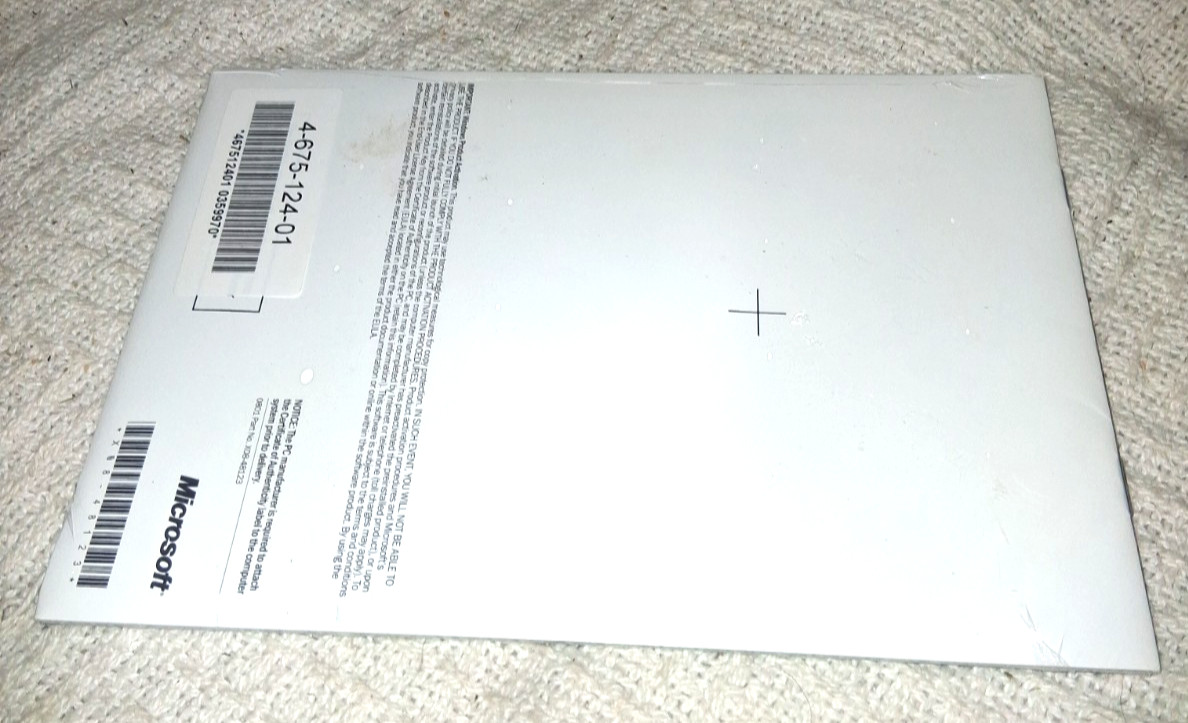 Microsoft Windows XP Home Edition 2002 Software SONY PC Factory SEALED