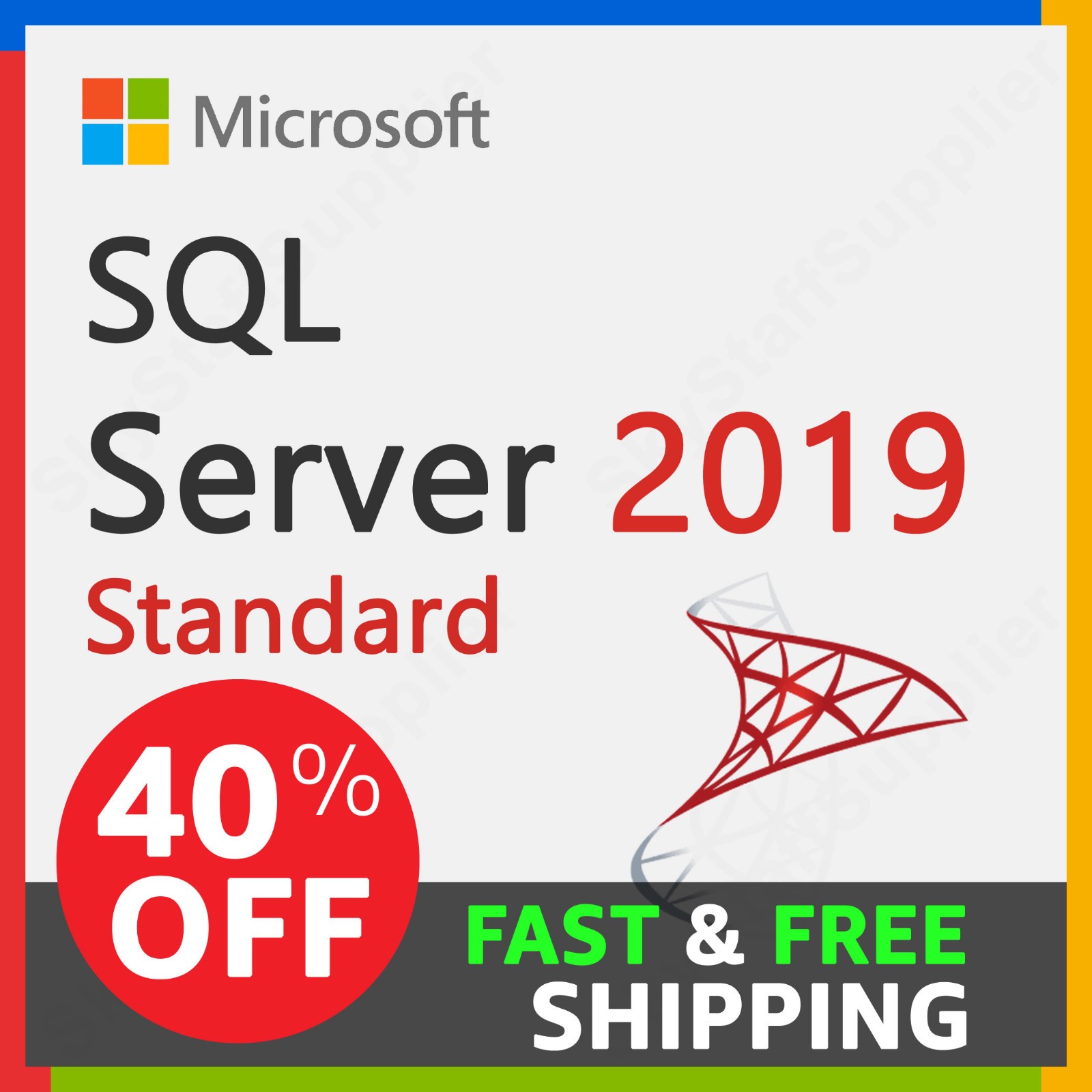 Microsoft SQL Server 2019 STANDARD 24 Cores License Key + 25 Access CALs
