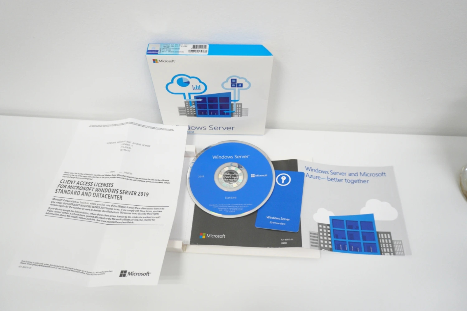 Windows Server 2019 Standard Box Pack – 1 Server License (5 CAL)