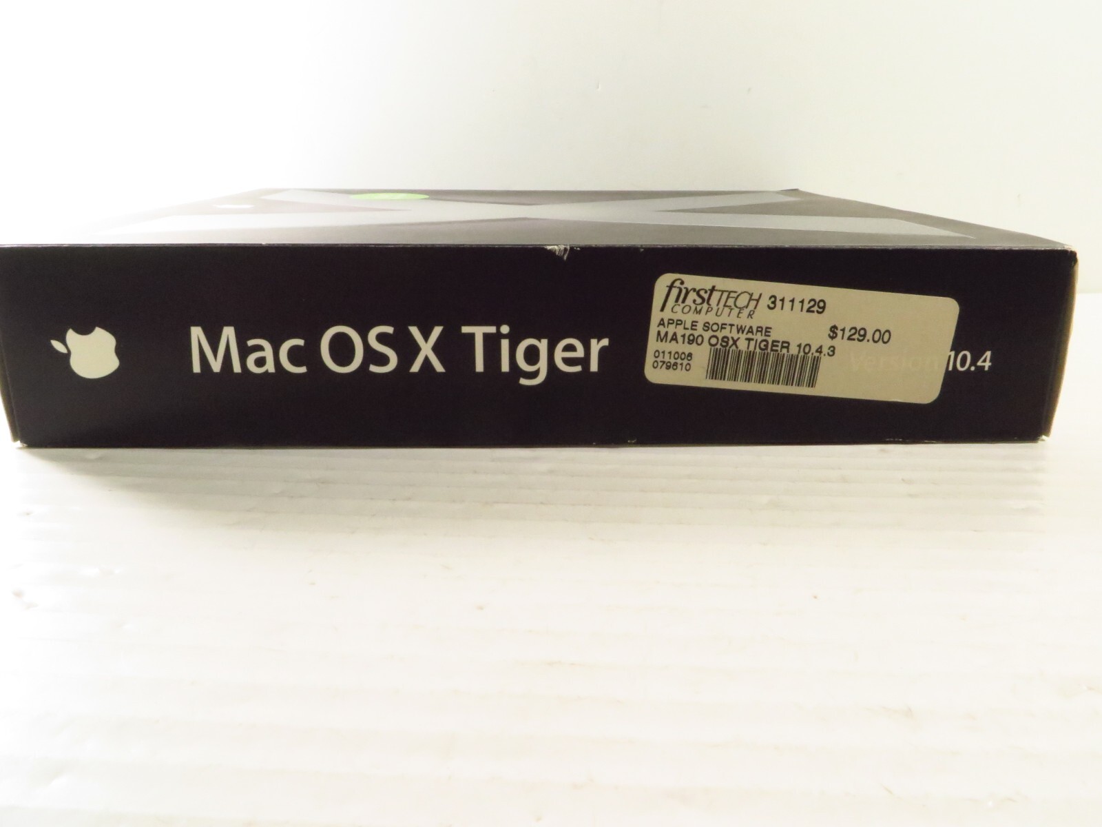 Apple Mac OS X v10.4.3 Tiger – DVD (MA190Z/A), Brand NEW SEALED, RARE!!!