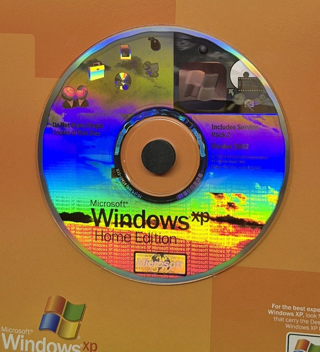 Microsoft Windows XP Home Edition Complete Full Retail Box Version