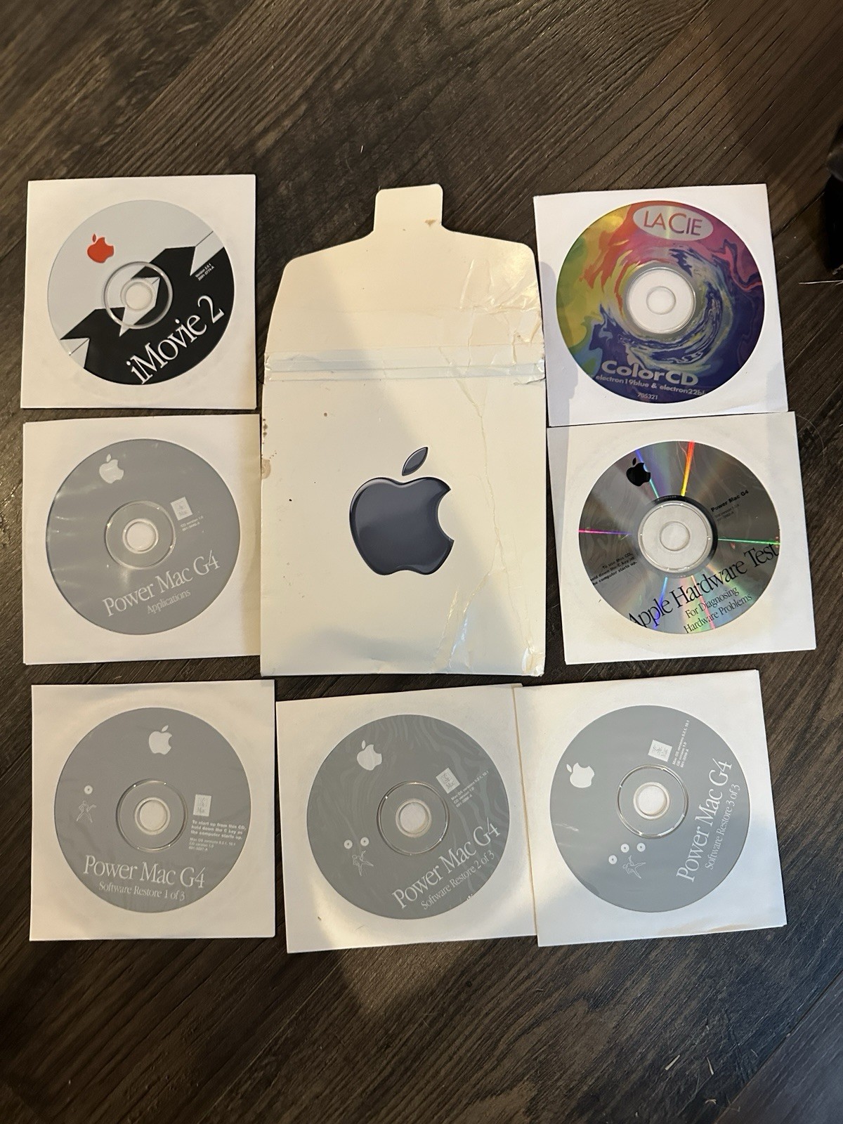 Apple Power Mac G4 Software Install Restore Discs CD 9.2.1, 10.1 iMovie 2 Lacie